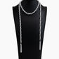 SCARFed for Attention - Silver necklace- Blockbuster