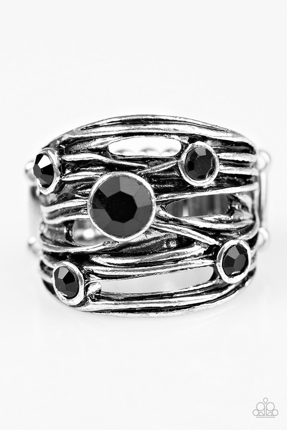Sparkle Struck - Anillo negro