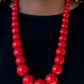 Effortlessly Everglades - Red necklace