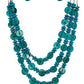 Barbados Bopper - Blue necklace