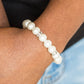 Exquisitely Elite - White bracelet