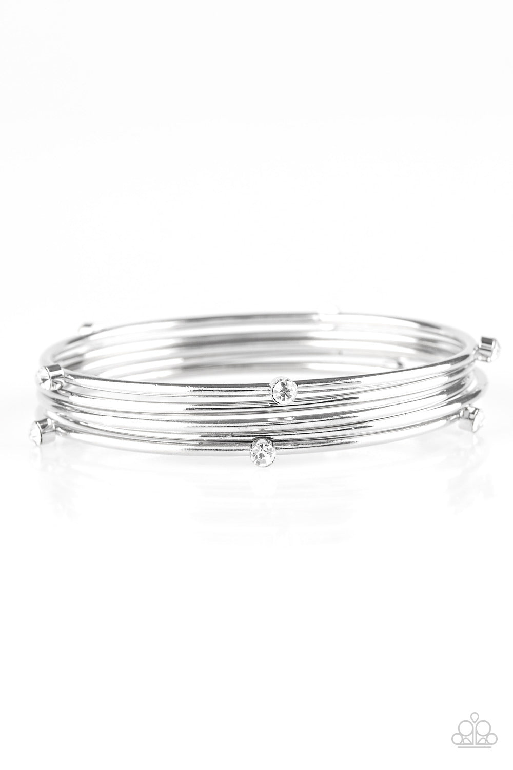 Delicate Decadence - White bracelet
