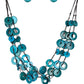 Wonderfully Walla Walla - Blue necklace-Vintage
