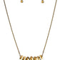 Leading Lady - Brass necklace