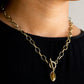 Club Sparkle - Brass necklace