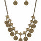 Walk The Plank - Brass necklace