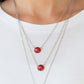 A Love For Luster - Red necklace-Vintage