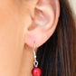 A Love For Luster - Red necklace-Vintage