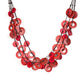 Wonderfully Walla Walla - Red necklace-Vintage