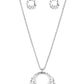 Texture Trio - Silver necklace-Vintage