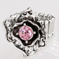 Glowing Gardens - Pink ring-Vintage