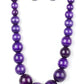 Effortlessly Everglades - Purple necklace
