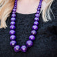Effortlessly Everglades - Purple necklace