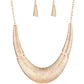 Feast or Famine - Gold necklace -Vintage