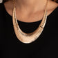 Feast or Famine - Gold necklace -Vintage