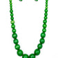 Effortlessly Everglades - Green necklace