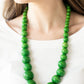 Effortlessly Everglades - Green necklace