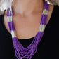 Let It BEAD - Collar morado