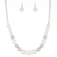 Take Note - White necklace