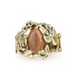 Flora Tropical - Anillo de latón - Vintage