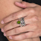 Crowned Victor - Green ring-Vintage