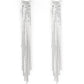 Level Up - White earring-Vintage