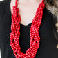 Tahiti Tropic - Red necklace