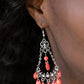 Malibu Sunset - Orange earrings