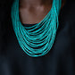 Rio Rainforest - Blue necklace