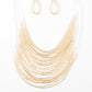 Catwalk Queen - Gold necklace-Vintage