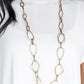 Attitude Adjustment - Brass Necklace