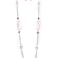 Crystal Charm - Pink necklace-Vintage