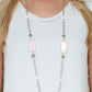 Crystal Charm - Pink necklace-Vintage