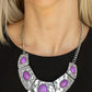 RULER In Favor - Purple necklace- Vintage