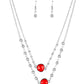 Colorfully Charming - Red necklace