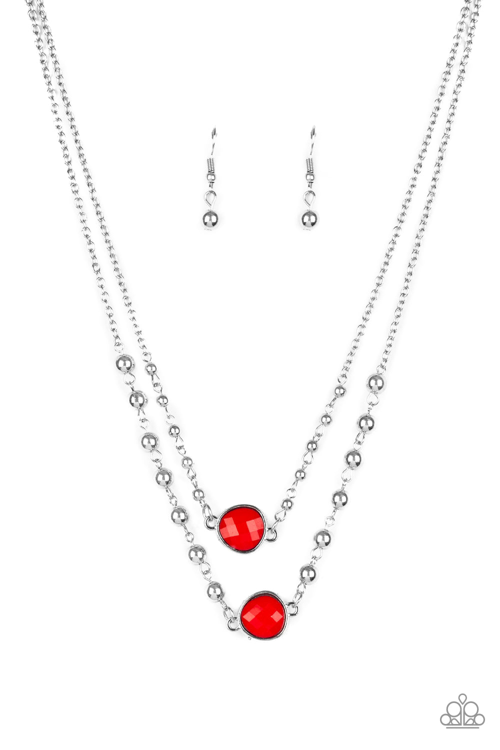 Colorfully Charming - Red necklace