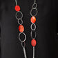 Kaleidoscope Coasts - Red necklace-Vintage