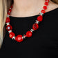 Dine and Dash - Red necklace