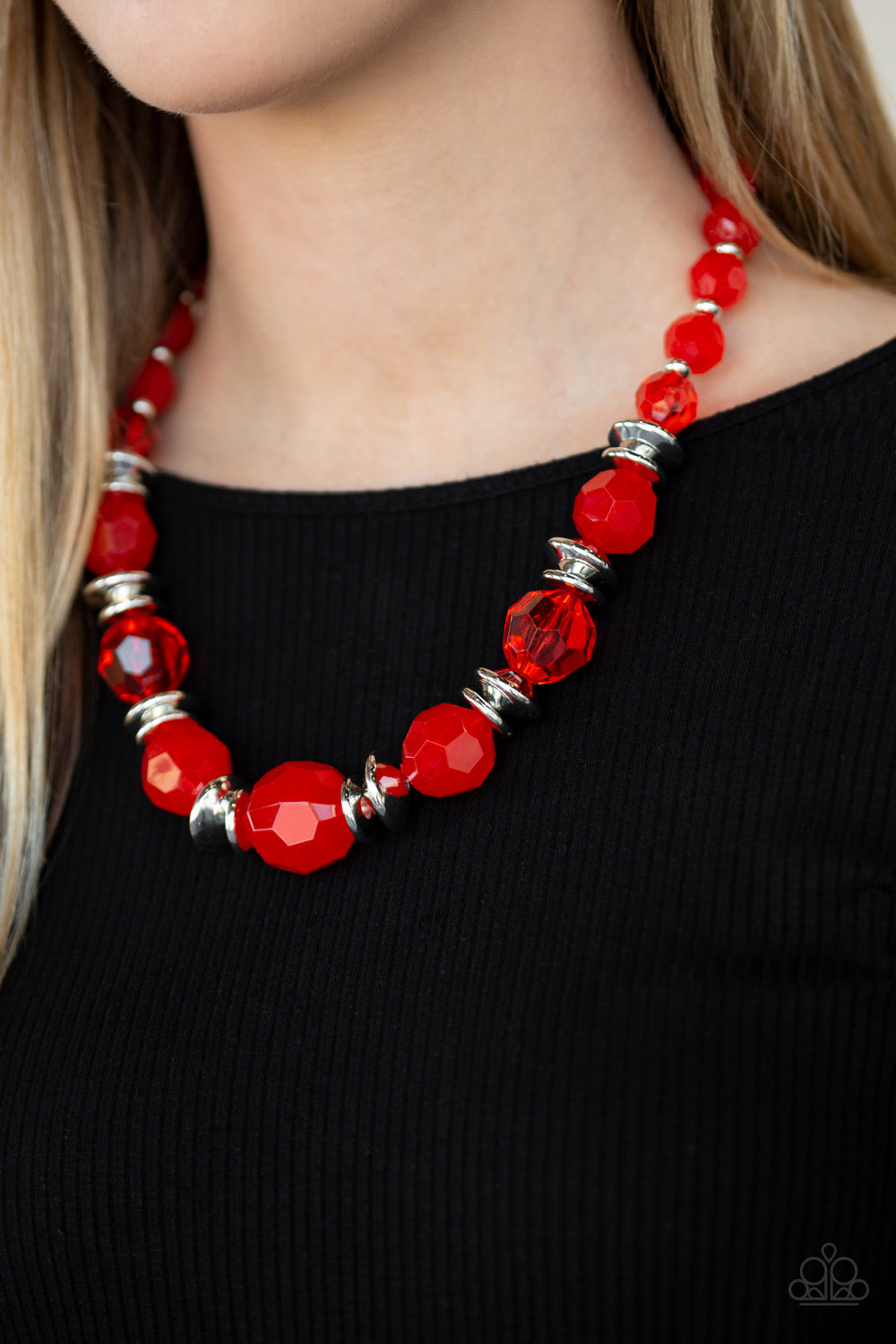 Dine and Dash - Red necklace