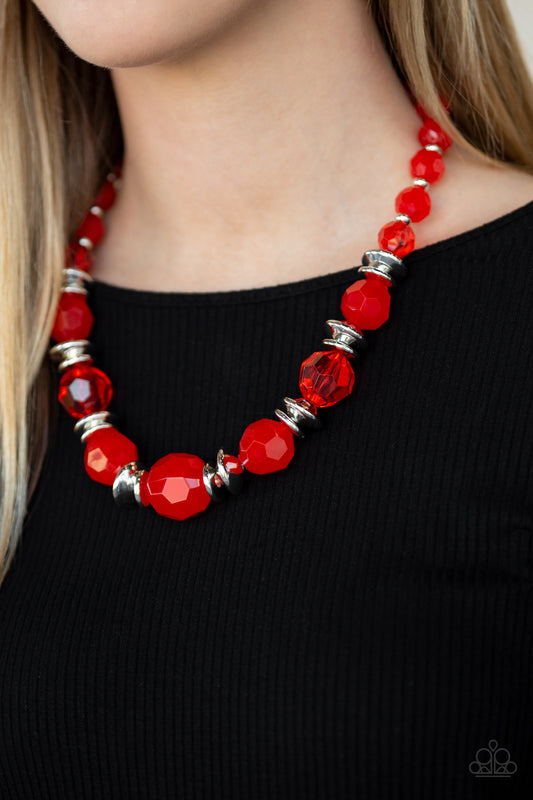 Dine and Dash - Red necklace