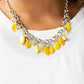 I Want To SEA The World - Yellow necklace- Vintage