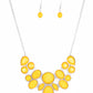 Demi-Diva - Yellow necklace -Vintage