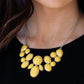 Demi-Diva - Yellow necklace -Vintage