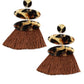 No One Likes A Cheetah - Brown earrings vintage