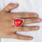 Stone Scene - Red ring -Vintage