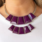 Lions, TIGRESS, and Bears - Purple necklace -Vintage