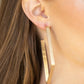 Way Over The Edge - Gold earrings