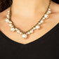 Uptown Pearls - Collar de latón - Vintage