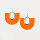 Tassel Tropicana - Orange earrings-Vintage