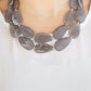 Colorfully Calming - Silver necklace